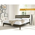 thumbnail image 6 of Acacia Emery Solid Wood Bed Frame with Headboard, Signature Headboard Wood Bed, Queen - Mocha, 6 of 8