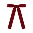 thumbnail image 2 of EWASWON Burgundy Velvet Christmas Bows, 16 Piece Wine Red Bow Ornaments for Christmas Tree, Wreath, Garland & Gift Wrapping, Reusable Holiday Hanging Decorations, 2 of 5