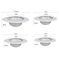 thumbnail image 6 of Shoreew 5Pcs Kitchen Sink Strainer Stainless Steel Mesh Sink Strainer with Large Wide Rim Anti-Rust Large Basket Strainer Anti-Clog Garbage Disposal Cover, 6 of 7