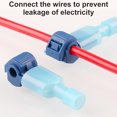 thumbnail image 4 of Riwesomey Kit de conector de empalme de cable eléctrico de conector de cable de crimpado rápido de terminal de cable, 40 piezas Herramientas eléctricas Azul 40 piezas Riwesomey TO000153-02, 4 of 6