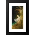 thumbnail image 2 of Karl Wilhelm Diefenbach 11x18 Black Modern Framed Museum Art Print Titled - A Girl on the Shore (1892), 2 of 5
