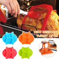 thumbnail image 3 of Silicone Bakeware Sling Lifter Heat Resistant Meat Lifter Turkey Steamer Rack фк W7I9, 3 of 7