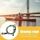 thumbnail image 2 of Eigraketly Kayak Paddle Bungee Paddles Holder Tie Down Cordón de nylon Caña de pescar Cordón Elástico Remo al aire libre Cuerda de kayak Deportes acuáticos Verde Eigraketly OD024941-03, 2 of 6