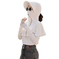 thumbnail image 1 of All-match Full for Protection Anti-UV Washable Beach Sunscreen Hat for Sun Hat Gift for Girlfriend Summer Daily Wearing, 1 of 4