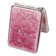 thumbnail image 1 of 2xtravel de dos cara Espejo de Maquillaje Lupa Portátil Espejo Plegable Espejo Cuadrado Rosa Yinane Espejo de maquillaje compacto de viaje, 1 of 8