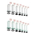thumbnail image 5 of lanema Multiple Size Glass Ear Expander Set 1.6 7mm Plugs for Trendy Women and Men, 5 of 20