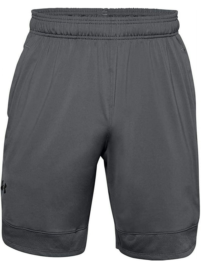 Under Armour Men's UA Training Stretch Athletic Shorts, Pitch Grey