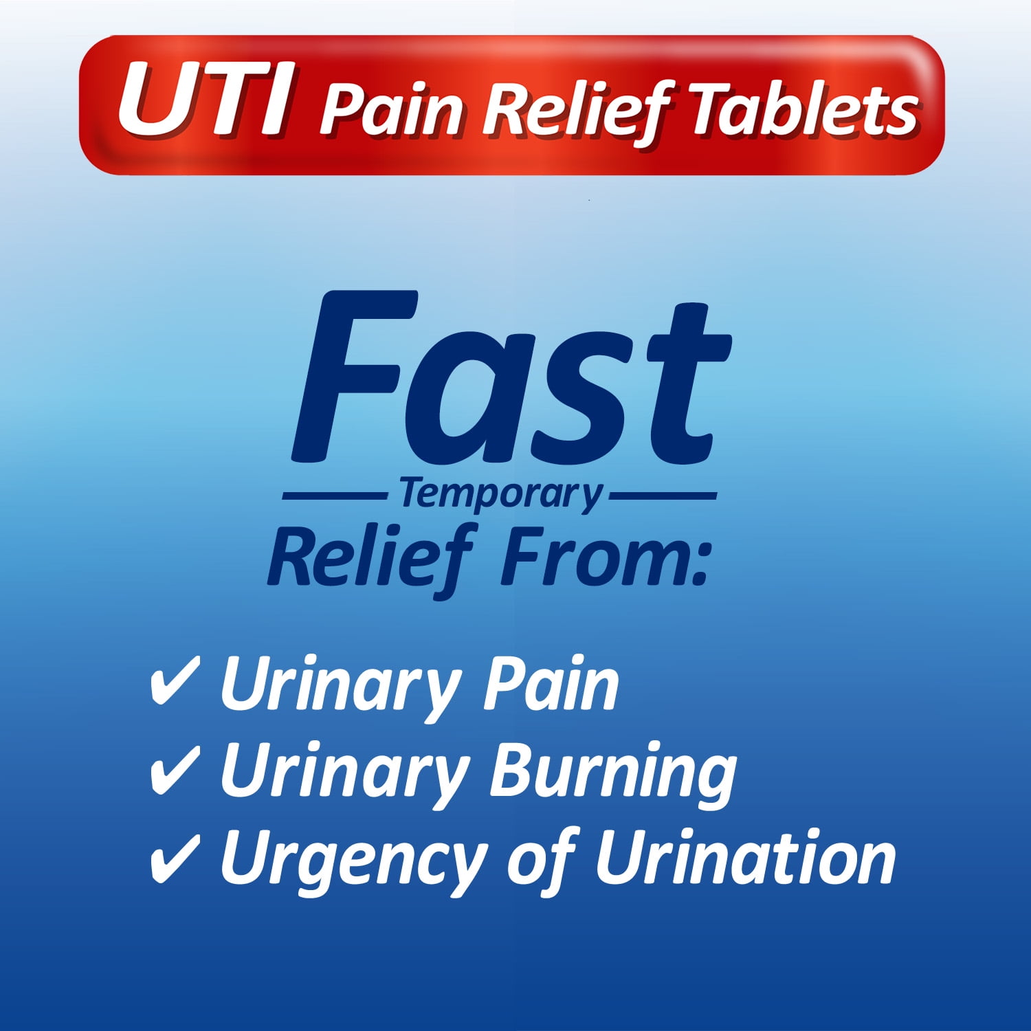 (3 pack) URISTAT Ultra UTI Pain Relief, Cranberry Flavored UTI Treatment Tablets, 30 Ct