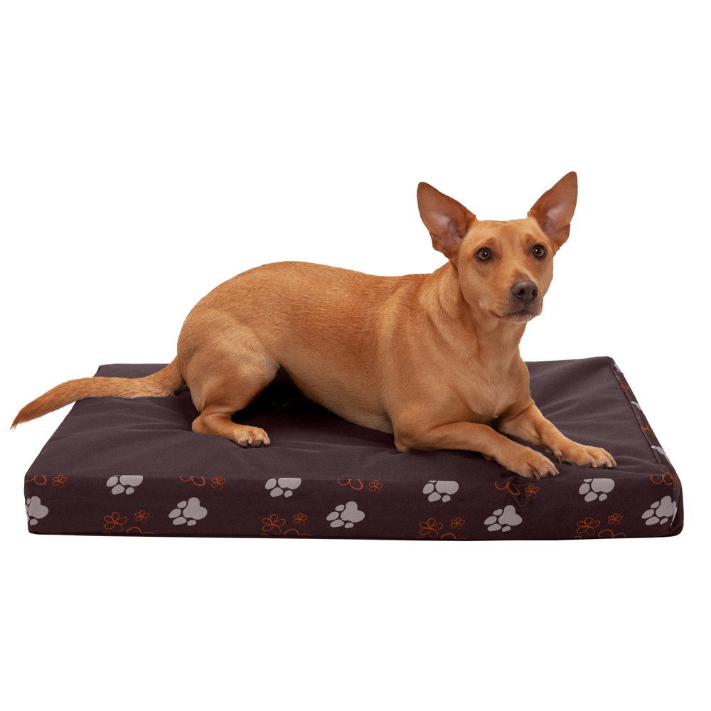 FurHaven Pet Dog Bed Deluxe Memory Foam Indoor/Outdoor Garden