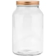 thumbnail image 1 of Amici Home Frasco de Vidrio Transparente Branson, 132 Onzas Líquidas, con Tapa de Cobre, 1 of 4