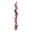C, variant on Fall Red Black Contrast Maple Leaf Garland 3 Sizes Flexible Plastic Vine Halloween Thanksgiving Christmas Mantel Railing Decor