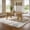 Oak Wash, variant on iNSPIRE Q Alta Modern 72"-90" Extendable Rectangular Dining Table with Leaf, Walnut