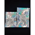 thumbnail image 5 of Lock Bags Jewelry Earrings Laser Ziplock Food Packaging Organizer Storage Deodorant Color 100pcs Transparent Zip, 5 of 5