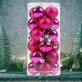 thumbnail image 2 of PONPRNGY Christmas Balls Christmas Tree Decoration Ornaments Shatterproof Hanging Balls for Birthday Xmas Holiday Wedding Decorations Set of 24pcs, 2 of 5