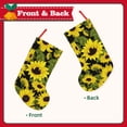 thumbnail image 2 of Uemuo Sunflowers In Vintage Print Christmas Stockings, 18inch Xmas Hanging Stocking Decorations for Christmas Party Family Decor, 2 of 7