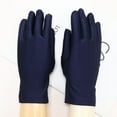 thumbnail image 2 of HNMKIU Elegant Formal Sun Handwear Breathable Stretchable Spandex Gloves Mittens for Autumn Seasons Comfortable Wear Navy,One Size, 2 of 2