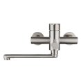 thumbnail image 2 of Two-hole wall-mounted kitchen mixer, kitchen sink mixer with 360 hot and cold water mixer gun, 2 of 4