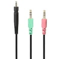 thumbnail image 3 of Cable De Extensión De Audio Para Auriculares Conveniente Cable Para Auriculares Pequeño Y Liviano Para La Mayoría De Las Personas Para Sennheiser G4ME ONE / PC 373D / PC37X, 3 of 8