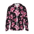 thumbnail image 2 of Lsque Lilies Flowers UPF 50+ Lightweight Sun Protection Men's Women's Long Sleeve Shirt, Hoodie Performance -Medium, 2 of 9
