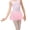 Pink, variant on Toddler Ballet Skirts for Girls Dance Adult Ballet Skirt Women Chiffon Wrap Tie with Adjustable Waistband Toddler Dance Outfits
