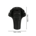thumbnail image 2 of Toyvian 2Pcs Walking Cane Tips Replacement Black Easy Install Trekking Pole Foot Covers, 2 of 7