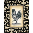 thumbnail image 3 of Lewis, Kim 19x24 Black Modern Framed Museum Art Print Titled - Rooster II, 3 of 5