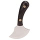 thumbnail image 1 of Cuchillo para cortar cuero, cuchillo semicircular para bordes de cuero, pulido fino, alta dureza, con mango de sándalo, 1 of 8