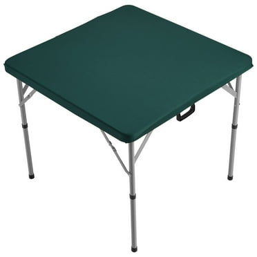 Foldable 4-Player Mahjong Table - Durable Card Game Table with Half-Fold Design, Waterproof Surface