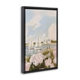thumbnail image 2 of Stupell Industries Transitional Pink Hydrangeas with Sailboats Black Floating Frame Canvas Art, 17 x 25, by Sisi and Seb, 2 of 8