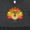 thumbnail image 4 of Inktastic Thanksgiving Pilgrim Turkey Holiday Girls Toddler Dress, 4 of 5