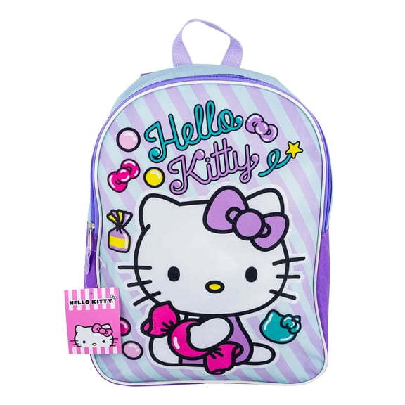 Hello Kitty and Friends Kids School Backpack, 15" - No side pockets