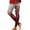 Watermelon Red, variant on TSADFHJI Jean Skirt Long Women's High Waist Floral Leggings Yoga Pants Fitness Gym Compression Tights M Red