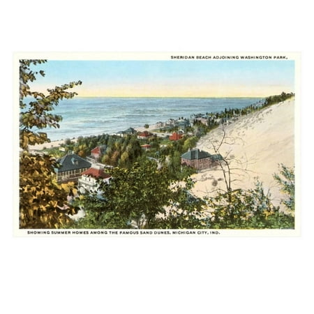Sheridan Beach Michigan City Indiana Print Wall Art