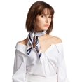 thumbnail image 2 of GHSDFBB 100% Pure Mulberry Silk Small Square Scarf -21''x21''-u2013 Breathable Digital Printed Scarves, 2 of 7