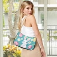 thumbnail image 5 of FORMRS Womens Shoulder Bag with Chain Strap Clutch Purse Cute Tote Handbag, Cartoon Easter Bunny, 5 of 7