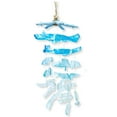 thumbnail image 3 of Seaglass Starfish Windchime Hanger, 9" Long Coastal Beach Mobile, 3 of 5