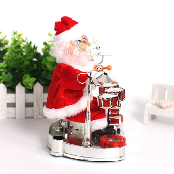 Kids Santa Claus Playing Realistic Piano Music Dolls Lovely