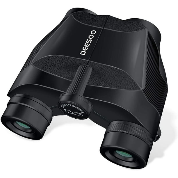 Deesoo 12x25 Compact Binoculars for Adults and Kids Bird Watching