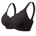 thumbnail image 2 of MINTREUS Women's Seamless Bras No Underwire Scalloped Push Up Bras Soft Wireless Comfort Bralettes Full Coverage, 2 of 8