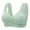 Light Green, variant on Bras for Women Bra for Women Fixed Cup Front Closure Open Front Push Up Non Underwire Supportive Tank Top Bra for Easy Wear and Comfortable Everyday Wear Green 44