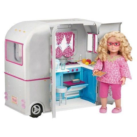 Our Generation 53pc RV Camper Food Accessory Set for 18-inch Dolls