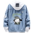 thumbnail image 1 of Chaqueta vaquera estilo casual Pochacco Dog Wizard para mujer, 1 of 6