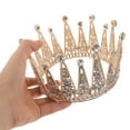 thumbnail image 7 of LOLIPPYY Crown For Women Crystal Rhinestone Wedding Tiara Princess Headband Queen Hair Accessories For Birthday Prom Wedding Party, 7 of 7