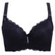 thumbnail image 2 of Sujetador de encaje sexy ajustable de talla grande con aro de acero para mujer, ropa interior fina, 2 of 6