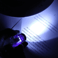 thumbnail image 3 of Small flashlight keychain gift battery lamp key ring pendant luminous led small miner's lamp - style：short style；, 3 of 6
