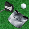 thumbnail image 5 of Haosy Rolling Cloud Marble Golf Mallet Putter Cover Strong Magnetic Leather Golf Club Headcover Closure, 5 of 7