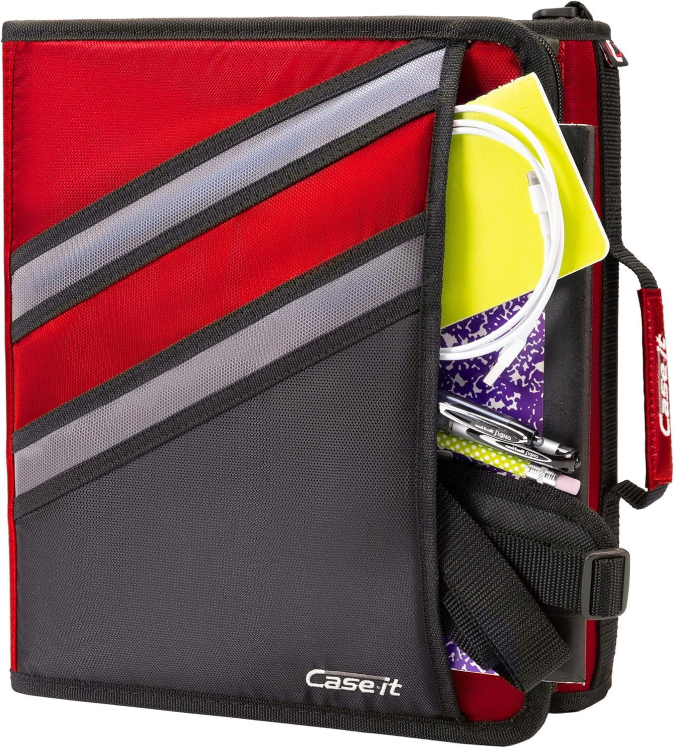 Case-it Z-Binder: 2-in-1 Zipper Binder, 1.5 Inch D-Ring