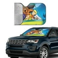 thumbnail image 4 of Windshield Sunshades Scooby Doo Car Windshield Sun Shade Automotive Interior Sun Protection Uv Protection Sun Visors Shade Blocker Accessories, 4 of 8