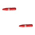 thumbnail image 2 of ZheElen Embout de Câble de Vélo Embouts de Vélo Serre-Ferrules Frein Rouge 18.4x3.7mm 2ensemble, 2 of 6