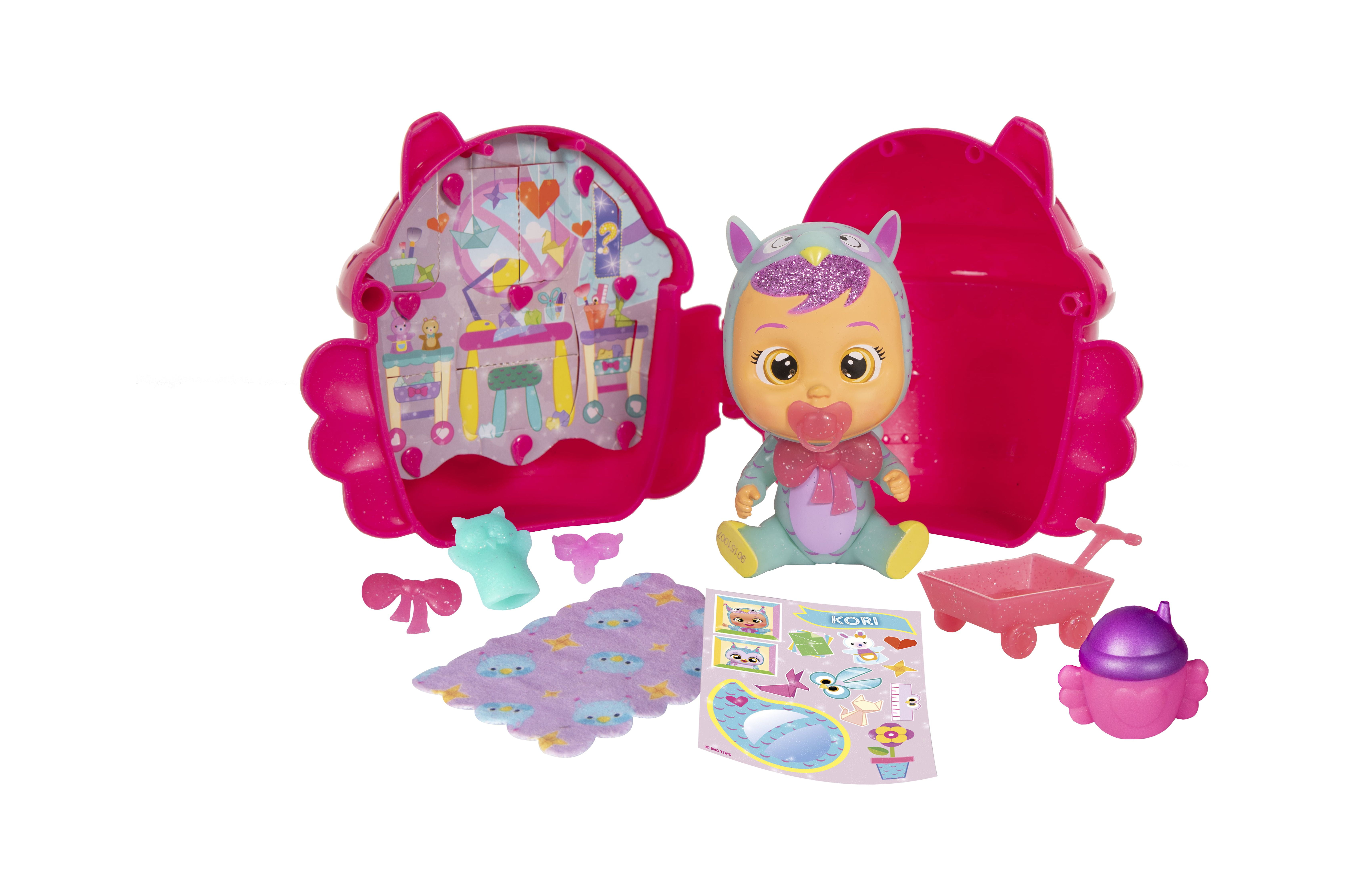 Cry Babies Magic Tears Stars Coney's House - 11+ Surprise Accessories, Doll  | Kids Age 3+